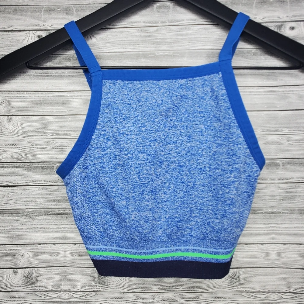Aerie Chill High Neck Seamless Sports Bra Top Size Small - Picture 2 of 4